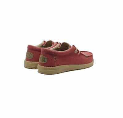 HEYDUDE WALLY BRAIDED / POMPEIAN RED